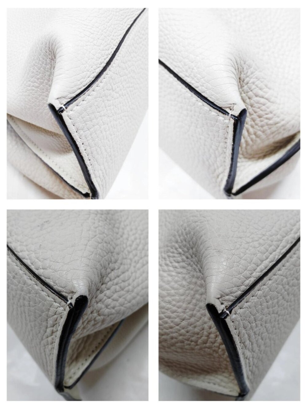 Authentic Gucci Bamboo Daily Top Handle Bag White Leather Crossbody Tote - Picture 9 of 16